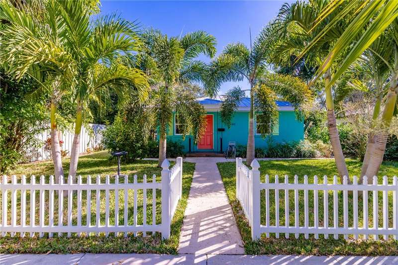 View of property hidden behind natural elements wi