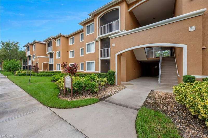 Front of building. Assigned parking close proximity.