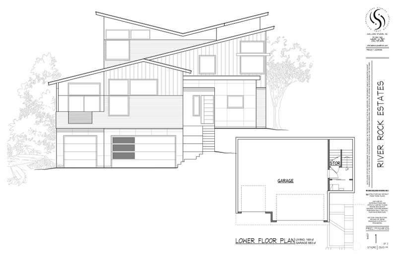 Front Rendering & Oversized 3-Car Garage ? 450 SqFt Basement Option