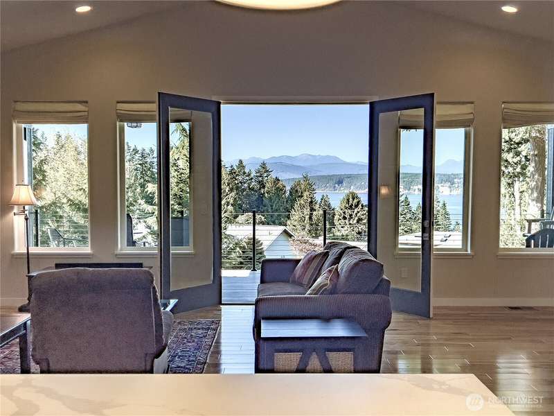 Inviting views welcome you home to 3232 Cape George Rd.