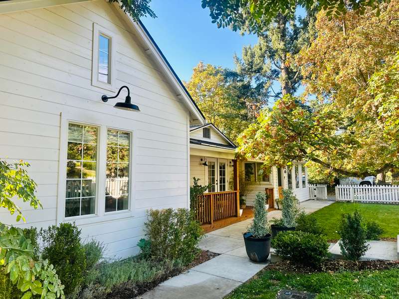Front with covered porch