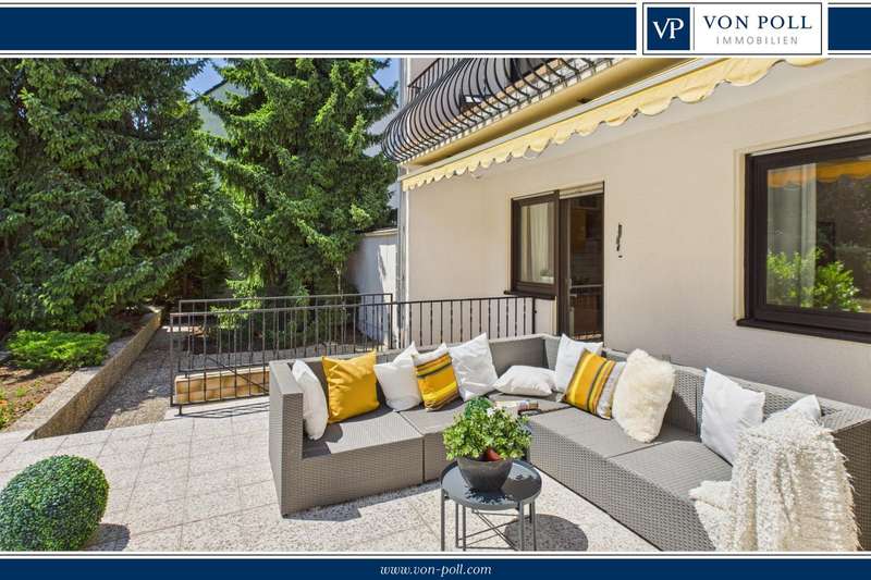 sonnenverwöhnte Terrasse