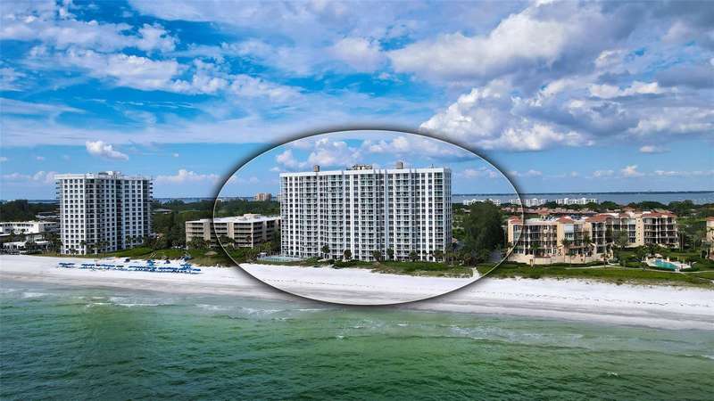 View of west side of Sea Gate Club from the Gulf.