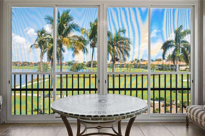Views of the lakes and gold course can be yours!