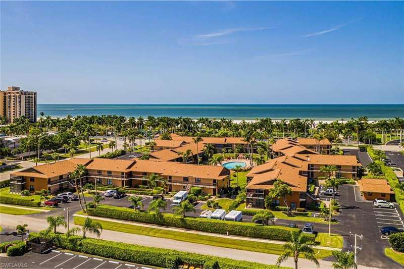 Drone / aerial view of a large body of water
