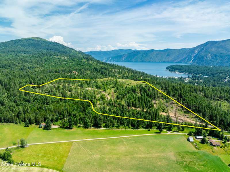 37.52 Ac. with Lake Views, well & power. Bonner County