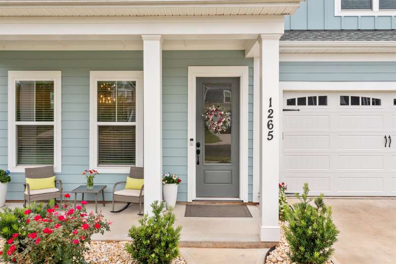 Inviting front entrance sets the stage for the exceptional beauty inside