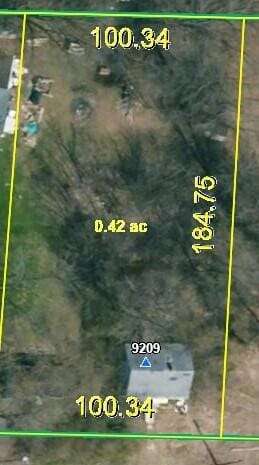 Aerial of lot
