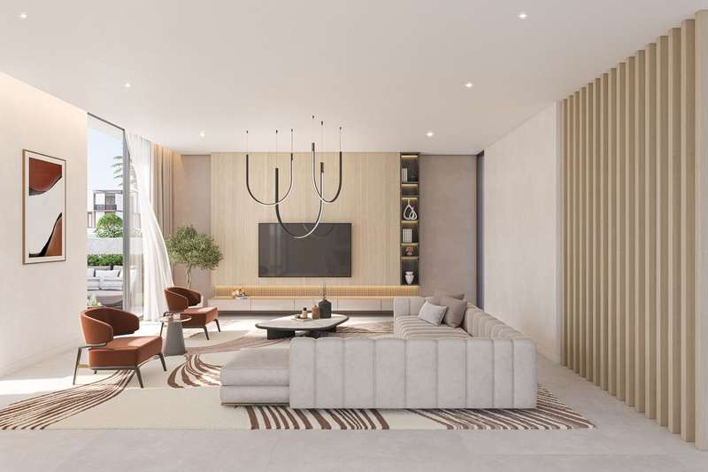 5 Bed Villa CGI 01 Living Dining Light 06 SPT