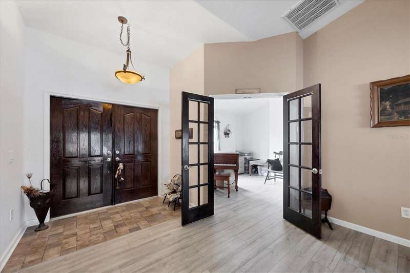 Entry-French Doors-Den