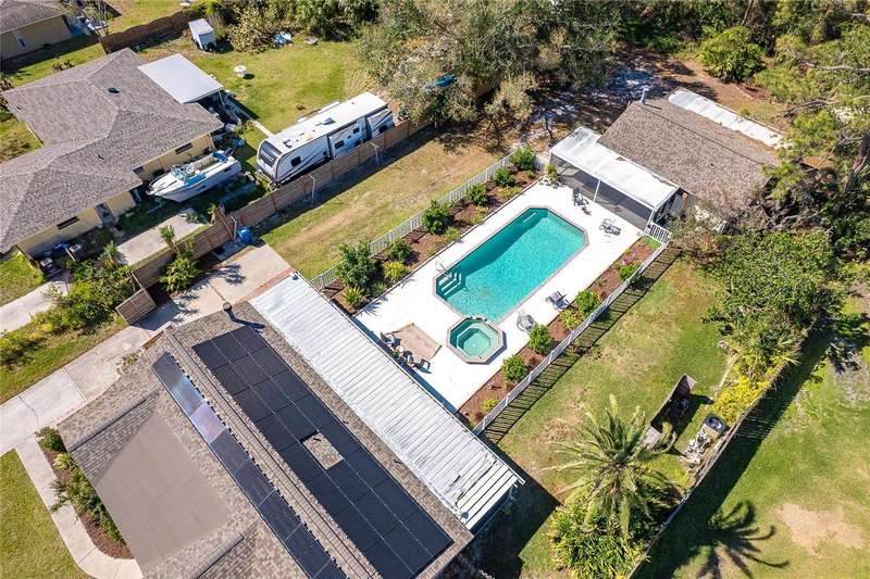 Main Home, Pool, and Second Home on Same Lot