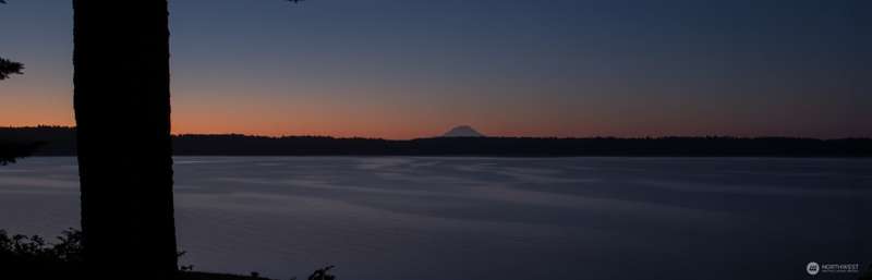 Water and Mountain view from main deck