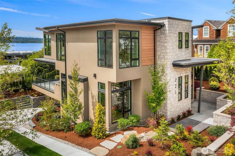 Tucked away on a dead end street, this one of a kind residence was designed and crafted exclusively for this 9000 SF lot