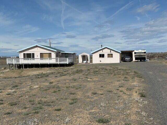 Front of home, She Shed, Shop and Utility Storage