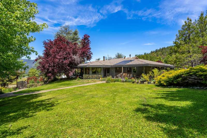 Views from Backyard to Main House