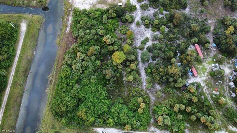 Aerial view of property's location