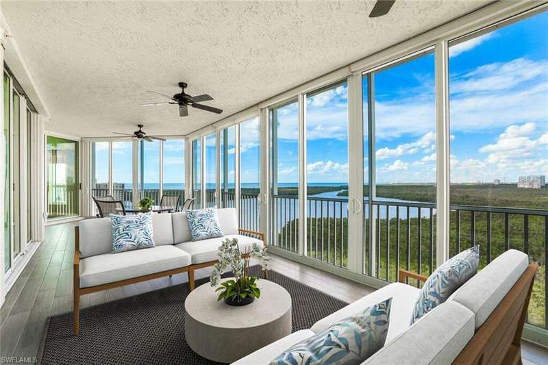 Captivating views of the Gulf of Mexico and Turkey Bay from your kitchen and family room.