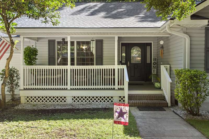 Front View Of House.