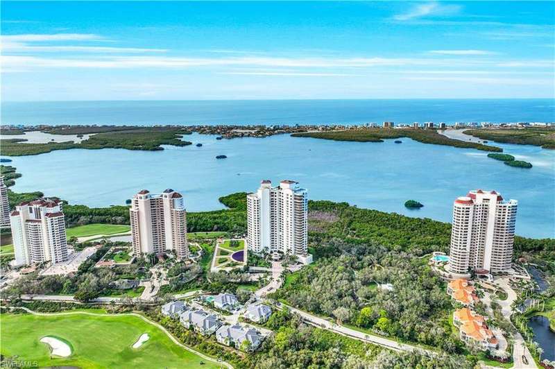 View of building facing Estero Bay and Gulf