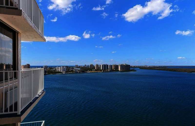 Back bay view from the balcony