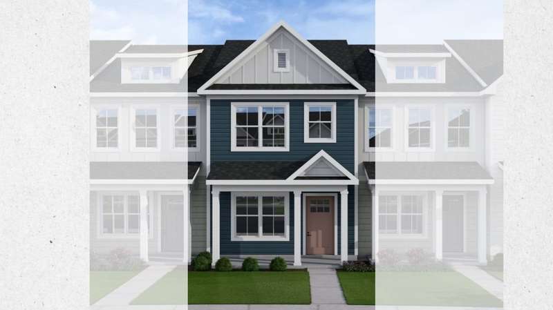 Rendering similar to actual townhome