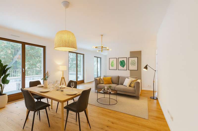 Wohn-/Essbereich Visualisierung