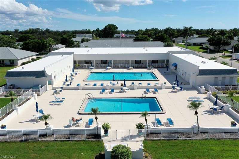 Fabulous amenities include two pools, including a lap pool
