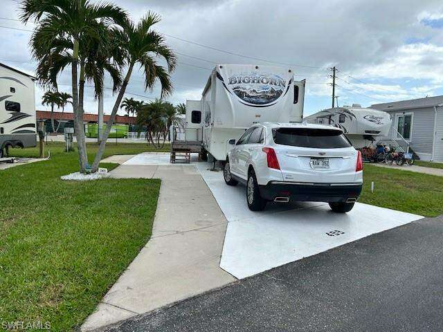 Front of the lot