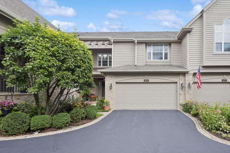 Beautifully landscaped front entry