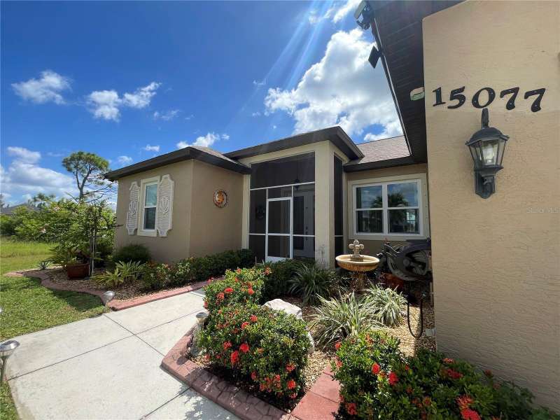 15077 Acorn Circle, Port Charlotte FL 33981, 2044 square feet, 3-beds, 2-baths, heated salt water pool, 3-car garage.