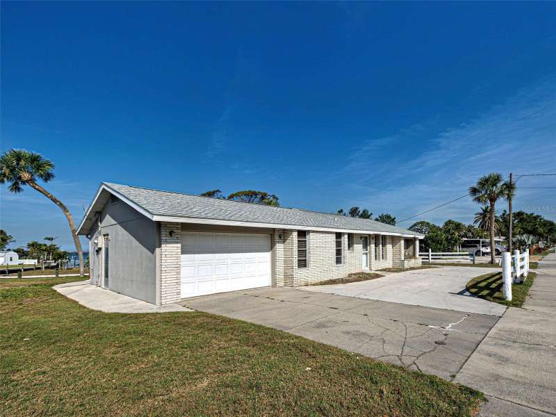 FRONT VIEW - 2 CAR GARAGE