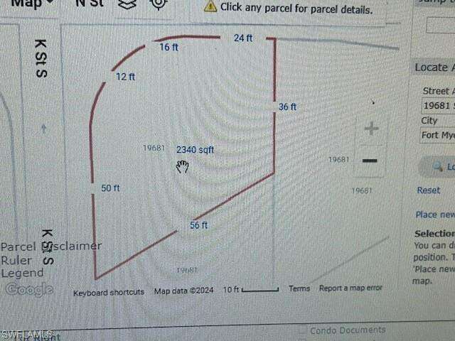 Here are you dimensions for this lot.  Look how private it is.