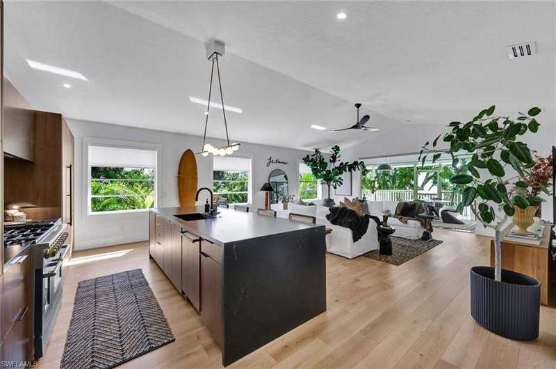 Custom kitchen and great room