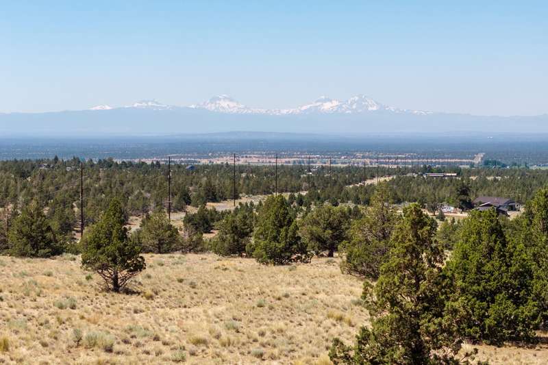View from the Property. Full Cascade View clear from Mt. Bachelor to Mt. Hood