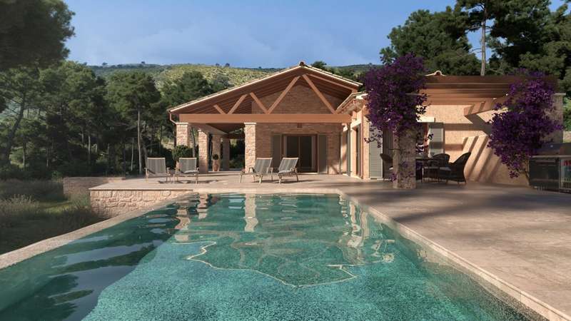 Fantastisches Grundstück mit Projekt in der Nähe von Alcudia