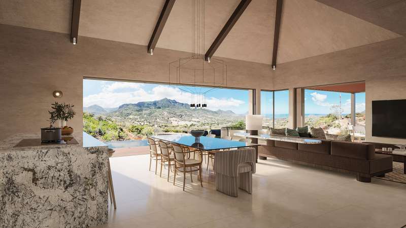 The Peak Panorama Living Dining CGI