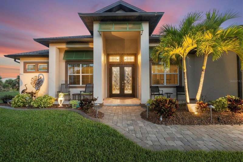 View of the canal to Charlotte Harbor