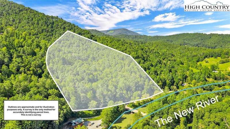 8 acres of unrestricted property with a view of th