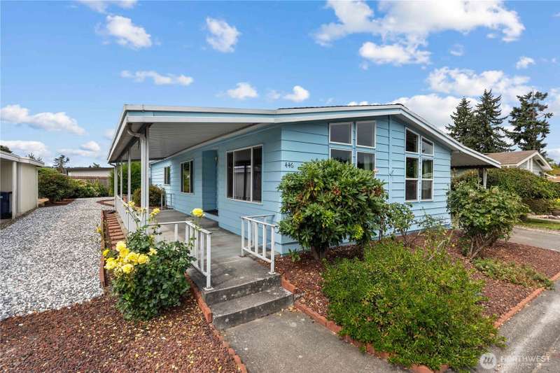 Welcome home to unit #446, your freshly painted and well-maintained unit in the 55+ Rio Verde Estates.