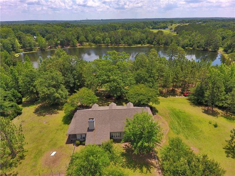 22+acres with a large lake.