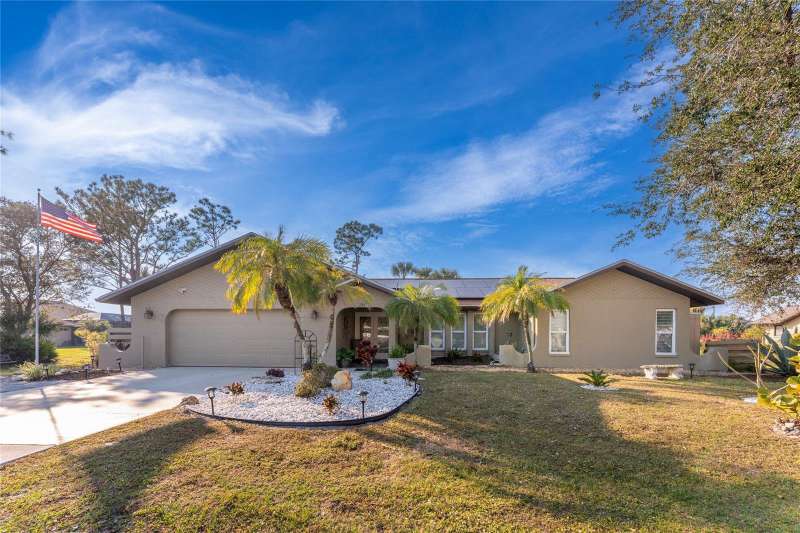 Front of home situated on .47 Acres