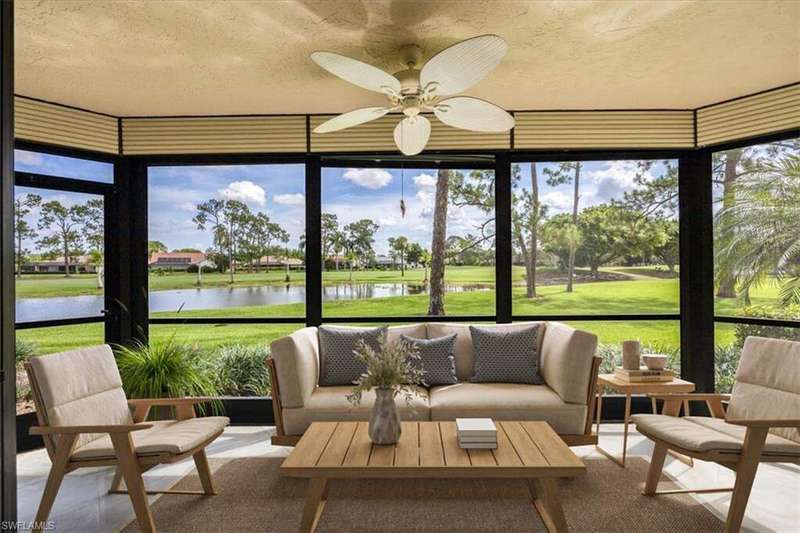 Virtually Staged Lanai