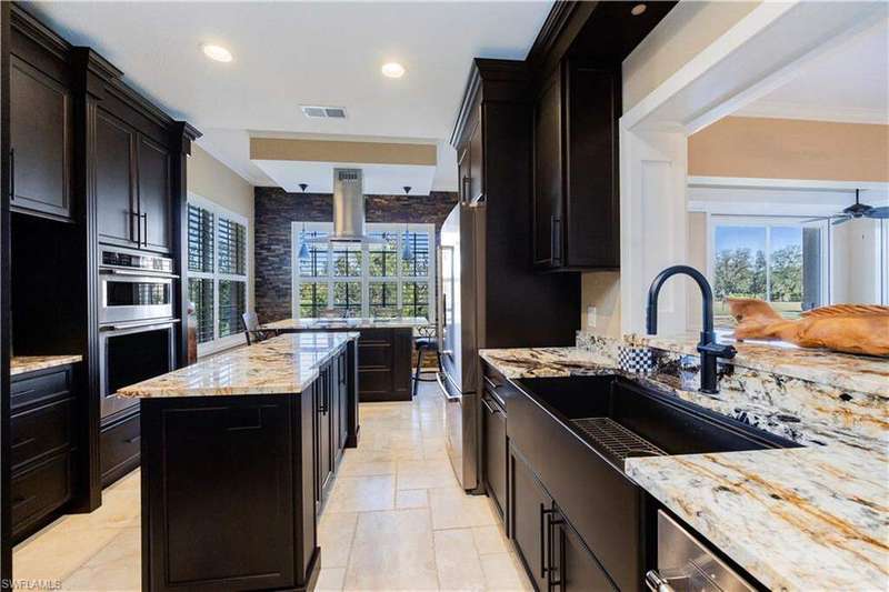 Eat in Kitchen with custom cabinets