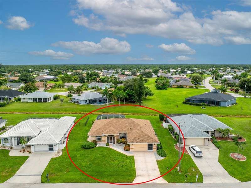 This home in Burnt Store Meadows has tremendous privacy in the back