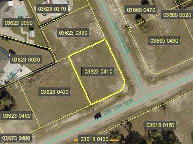Map of property location featuring property boundaries highlighted