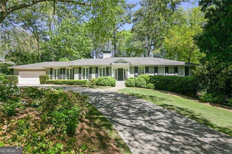 Ranch-style house with a garage