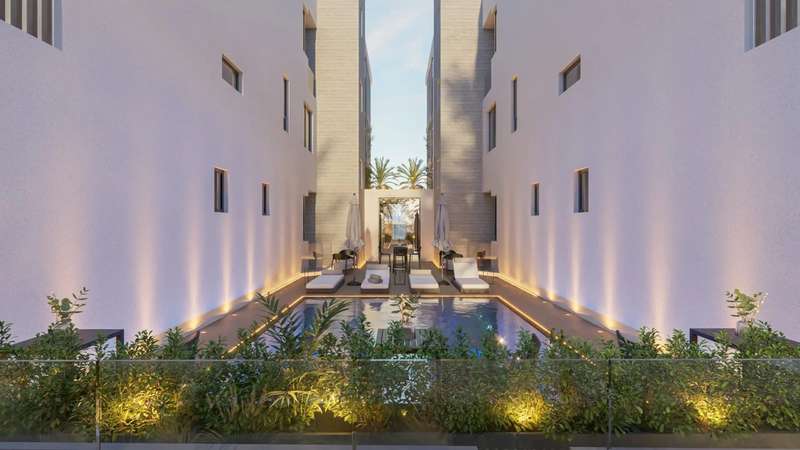 Resort Flat with Garden image