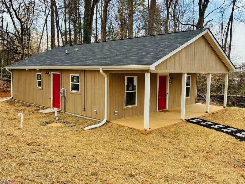 close up view of left side