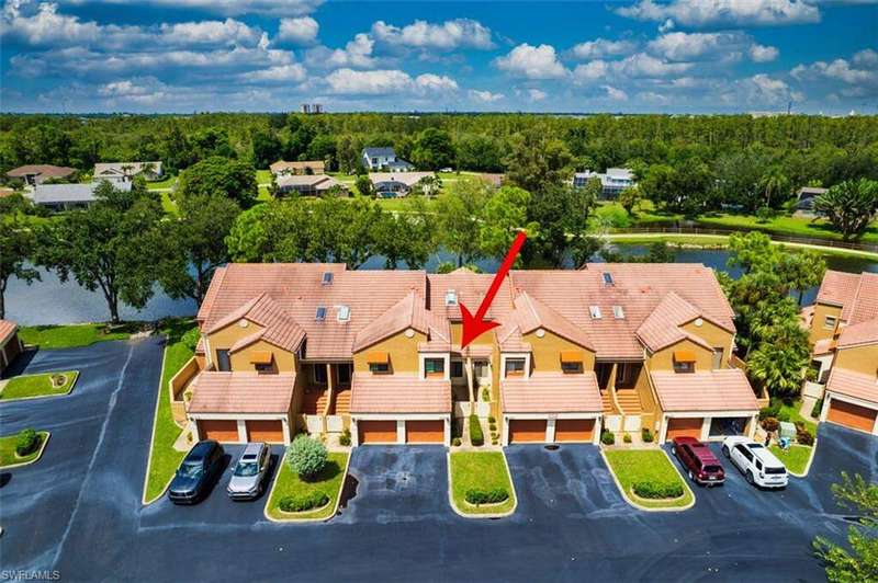 Drone / aerial view of a large body of water