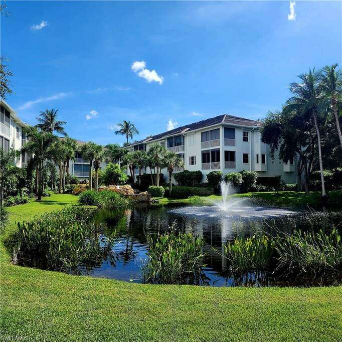 STUNNING southern exposure fills this property with natural light .The waterfall and fountain can be seen through to the living areas.